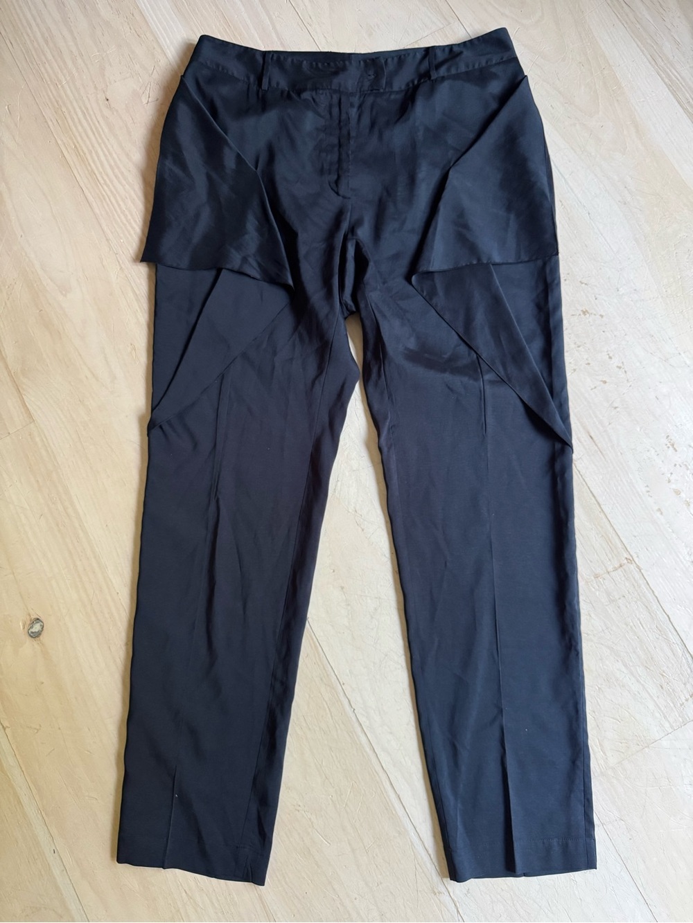Bottega Veneta Black Silk Pant